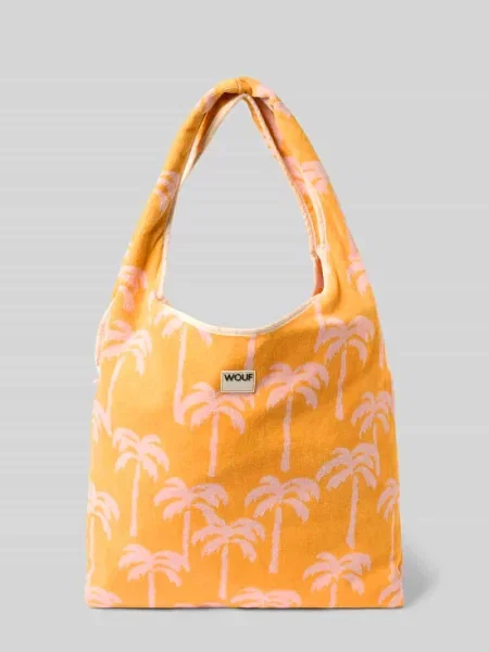 Torba na ramię z naszywką z logo model Tenerife' Wouf pomarańczowa