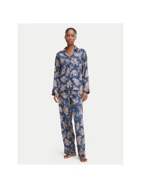LAUREN RALPH LAUREN Pidžama Tamnoplava Regular Fit