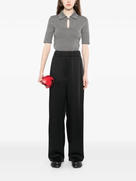 Pantaloni Jil Sander din satin