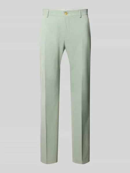 Spodnie garniturowe o kroju slim fit z dodatkiem model LIAM' Selected Homme