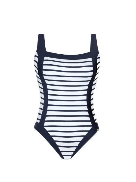 SUNFLAIR Costum de baie întreg albastru închis alb