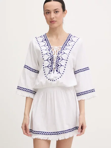Melissa Odabash plážové šaty dámske biela
