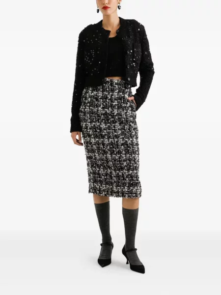 Cardigan Dolce & Gabbana cu paiete negru