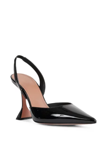 Bateliai Amina Muaddi slingback juoda