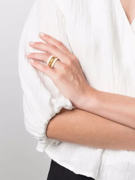 Inel Aurelie Bidermann auriu
