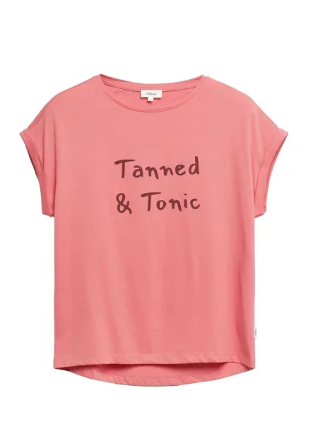 S.Oliver Tricou s.Oliver Dames t-shirt' roșu