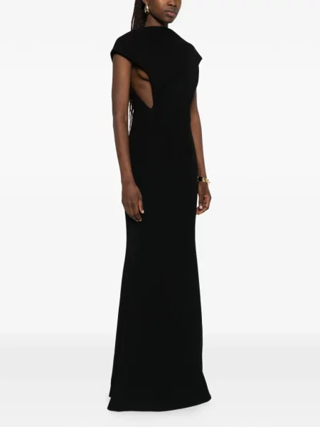 Rochie maxi Jil Sander negru