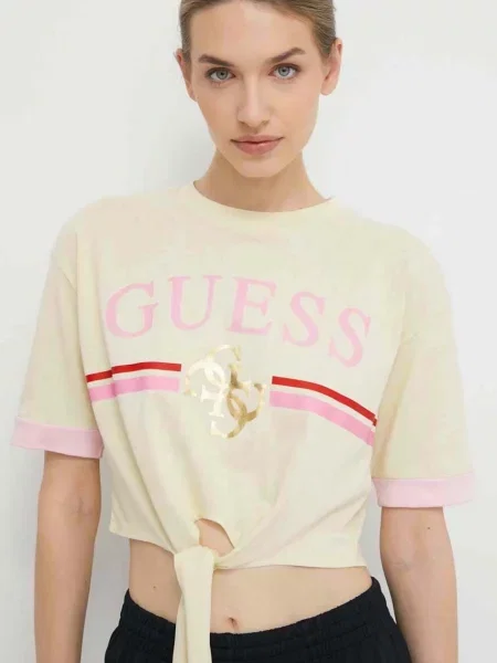 Тениска Guess MYLAH жълто