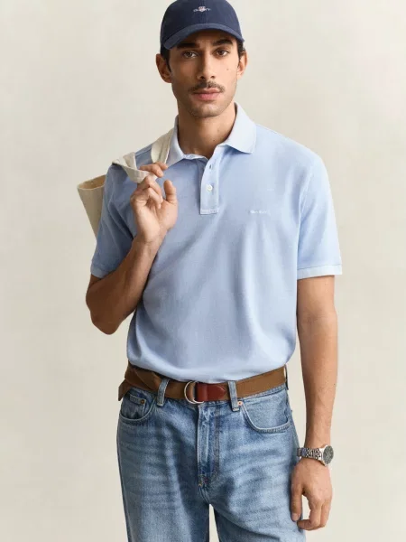 Tricou Gant albastru