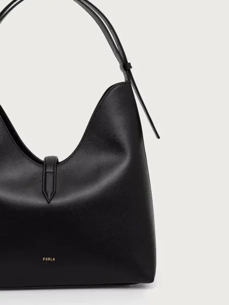 Кожаная сумка хобо Furla