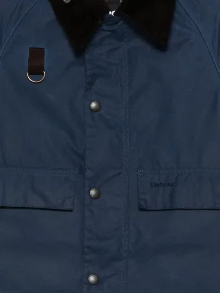Geacă Barbour International de catifea cord albastru