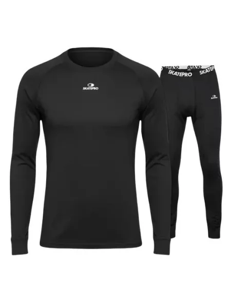 Sporty zimowe Bielizna SkatePro Stretch Thermals Bielizna S czarny