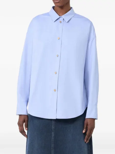 Keprový top 's Max Mara modrý