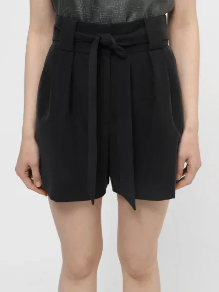 Повседневные шорты Emporio Armani из модала черные