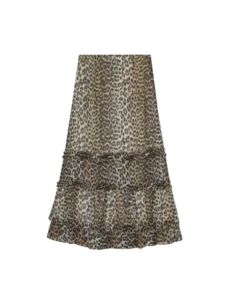 Wielobarwność maksi spódnica maxi Ganni