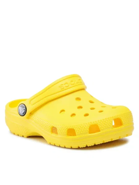Klasické pantofle Crocs žluté