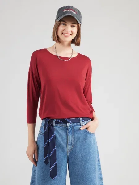 VERO MODA Tričko VMAVA brusnicová