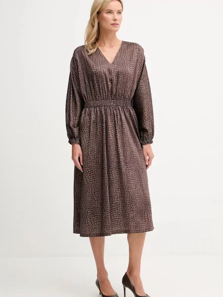 Joop! rochie midi evazați maro