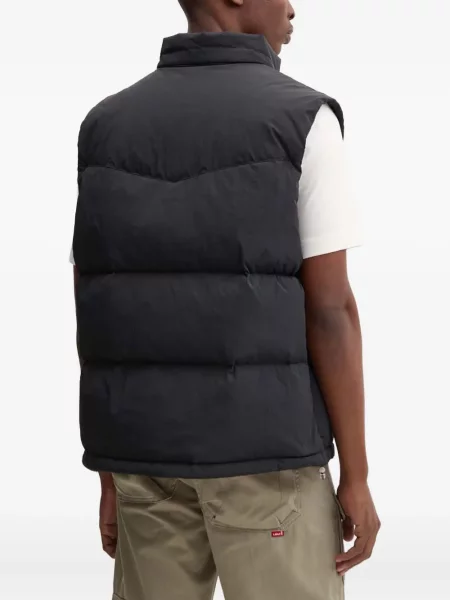 Blugi drepți Levi's® zdrențuiți negru