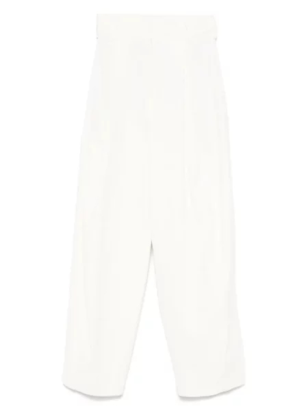 Pantaloni Uma Wang alb