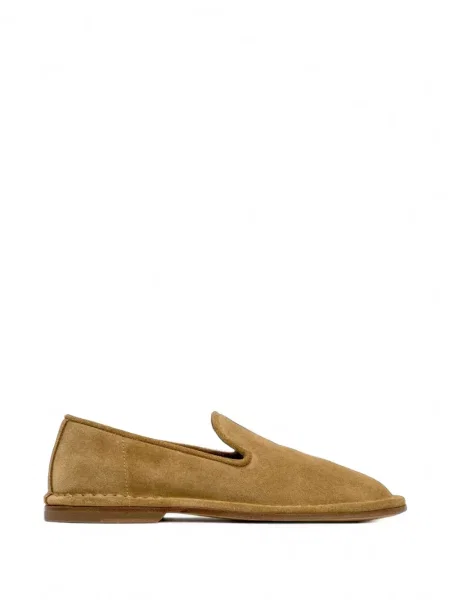 Pantofi loafer Buttero din piele de căprioară maro