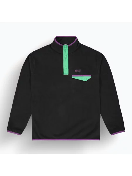 Мъжки скиорски поларен суитшърт Picture Arcca Zip black черно