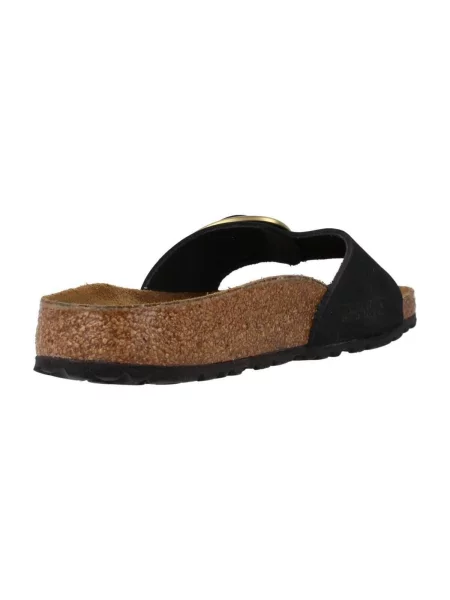 Kožené tenisky Birkenstock s přezkou černé