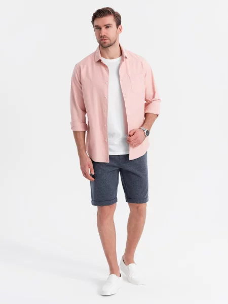 Pantaloni scurți Ombre scurte albastru