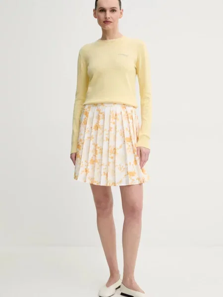 Светр з домішкою вовни Lance легкий жовтий