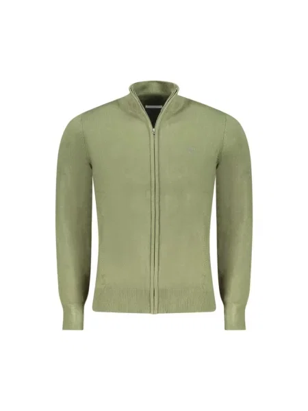 Haftowany sweter North Sails zielony