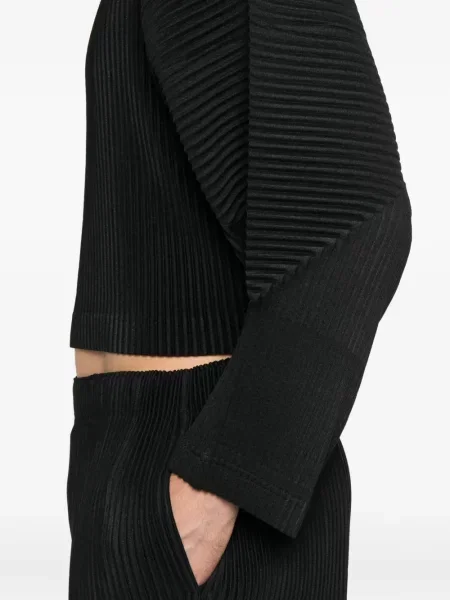 Плисирана тениска Homme Plissé Issey Miyake черно