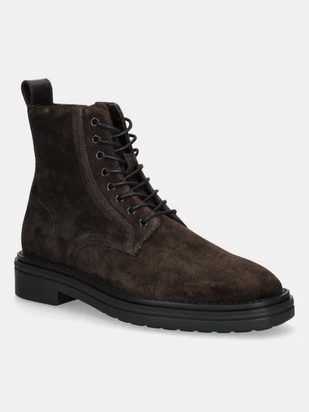 Botine Gant din piele maro