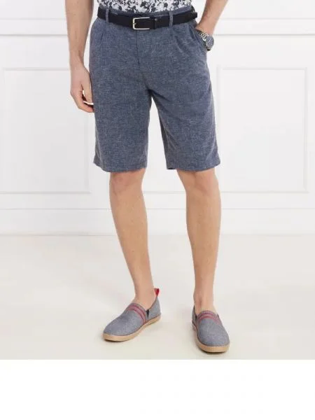 Joop! Jeans Pantaloni scurți 15 | cu adaos de in albastru