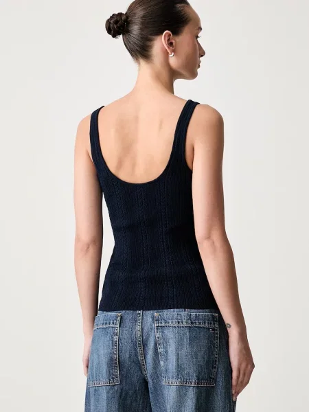 Top Tommy Hilfiger granatowy