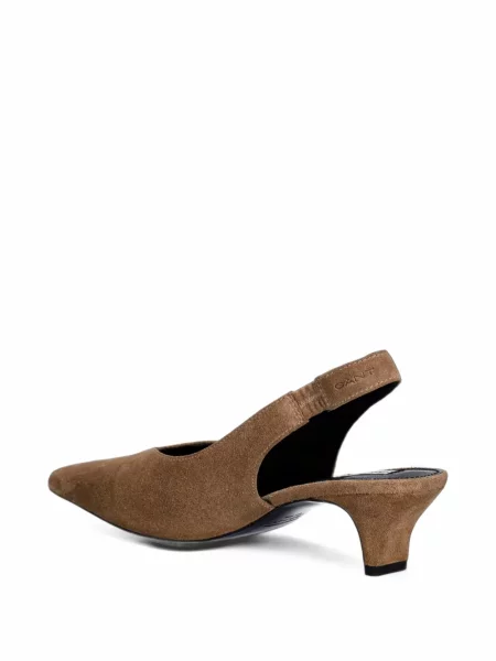 Pantofi cu toc Gant slingback maro