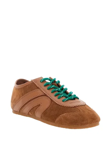 Sneakerși Jeffrey Campbell din piele de căprioară maro