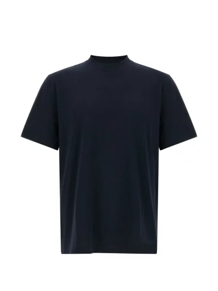 Tricou Brioni cu broderie albastru