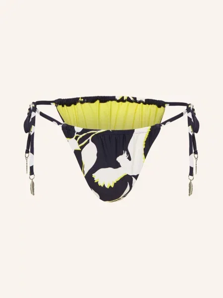 Seafolly Dół Od Bikini Trójkątnego Birds Of Paradise schwarz biały