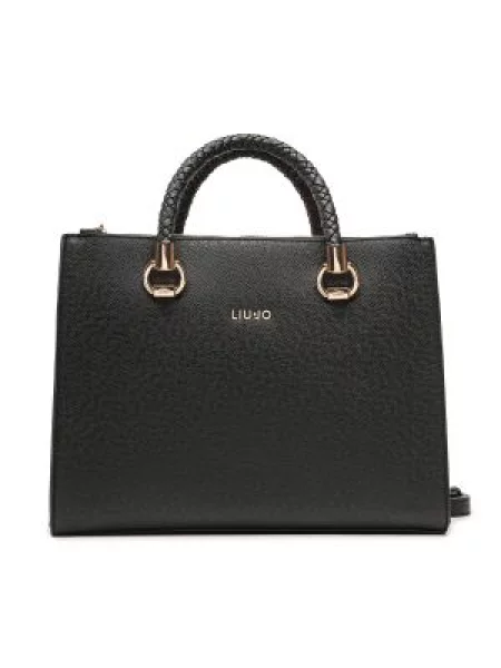 Torbica Liu Jo M Satchel Double crna