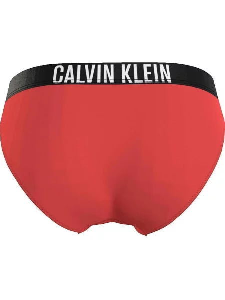 Denim ruha Calvin Klein Jeans piros