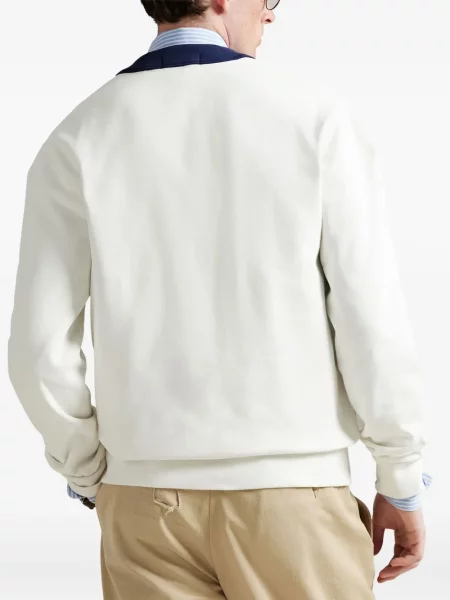 Kratak samt polo majica Polo Ralph Lauren s vezom crna