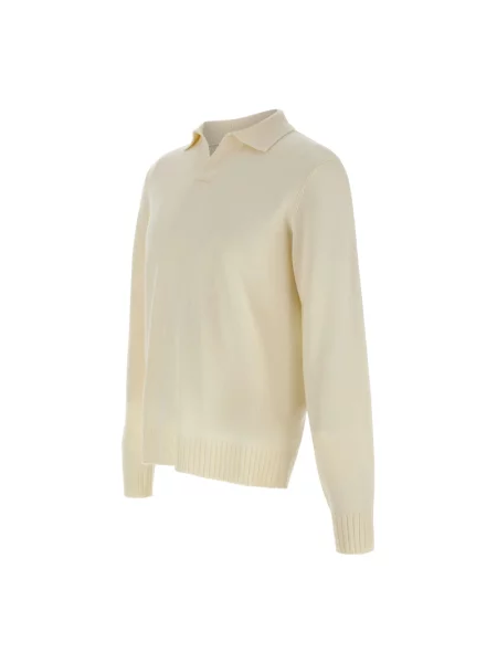 Sweter Filippo De Laurentiis wełniany biały