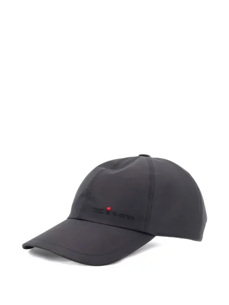 Șapcă Kiton cu broderie negru