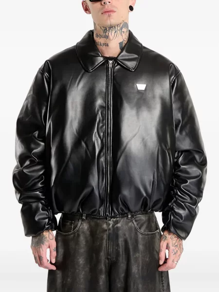 Geanta de piele Misbhv negru