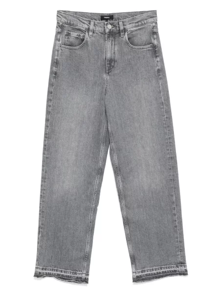 Blugi drepți Theory gri