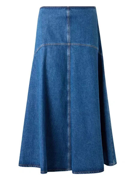 Weekend Max Mara Fustă MEANDRO denim albastru