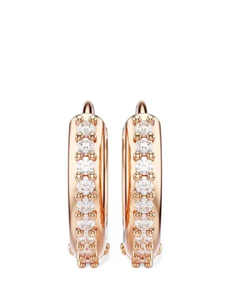 Cercei Swarovski roz