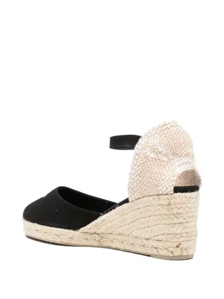Cropp espadrile Castaner cu bretele negru