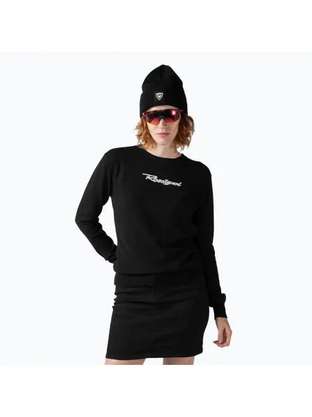 Pulover pentru femei Rossignol Signature Rossignol Knit black negru