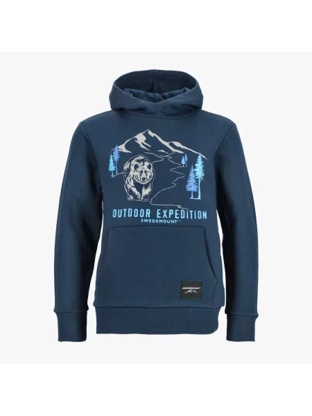 Bluza Z Kapturem Dziecko Forest Regularny Krój niebieska